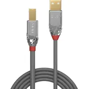 Lindy Usb-A  Usb-B Usb Kabelis pelēks 36643 Kabel Usb Usb-A Szary