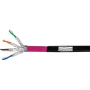 Logilink Erdverlegekabel S/Ftp Cat7 Awg23 1000Mhz schw. 100M