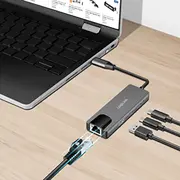 Logilink stacija/replicators Ua0432 dokstacija Vadu Usb 3.2 Gen 1 3.1 Type-C Grey Stacja/Replikator stacja Przewodowa Szary