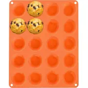 Orion Silikona veidnes mini mafinu cepamforma mazajiem mafiniem. 20 gab Forma silikonowa foremka do pieczenia muffinek na muffinki babeczki sztuk