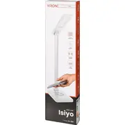 Orno Isiyo Led galda lampa 7W Galda ar induktīvo lādētāju un Usb. 390Lm. 3000-4000-6000K. krāsu temperatūras maiņas aptumšošanas funkcija. balta Lampka biurkowa zmiana temperatury barwowej funkcja