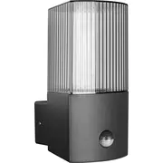 Orno Peonia sienas lampa. dārza armatūra ar kustības sensoru. E27. maks. 15W. Ip54. melns Kinkiet oprawa ogrodowa czujnikiem ruchu. max. czarna