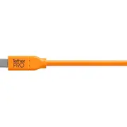 Piesiešanas rīki Piesaites Usb-CUsb-C Usb kabelis oranžs Kabel Tether Tools Usb-C to 4.60M orange
