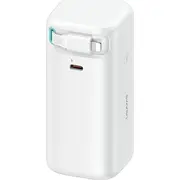 Powerbank Usams ar izvelkamu kabeli Retractable Lightning 18000 mAh Pd45W Fast Charge Xmf Series balts/balts 20Kcd21702 Us-Cd217 Ze zwijanym kablem