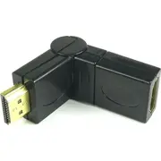 Qoltec Hdmi Av adapteris  melns 50516 Adapter czarny