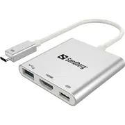 Sandberg Usb-C stacija/replicators 136-00 Stacja/Replikator