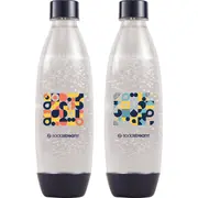 Sodastream pudeles drošinātāju burbuļu mozaīkas 2X1L Butelki Fuse Bubble Mosaic