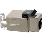 Solarix Stp Cat5E Rj45 Keystone melns. pašvītņojošs Sxkj-5E-Stp-Bk-Sa Czarny