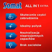 Somat All in One Extra Giga trauku mazgājamās mašīnas tabletes 100 gab. Tabletki do zmywarki szt.