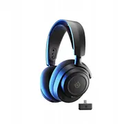 Steelseries Arctis Nova 7P bezvadu Gen 2 austiņas. vadu un galvas stīpas spēļu Usb Type-C Bluetooth melns Wireless Zestaw Przewodowy Bezprzewodowy Opaska na Gaming Czarny