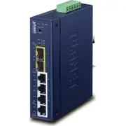 Switch Planet Industrial L2/L4 4 portu pārvaldīts Gigabit Ethernet 10/100/1000 zils 4-Port Niebieski