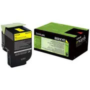 Toneris Lexmark 80C2Xye Yellow Original Toner