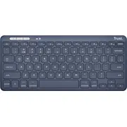 Trust tastatūra Lyra Asv bezvadu tastatūra. zila Klawiatura bezprzewodowa Us niebieska