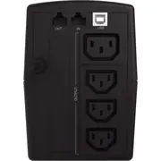 Ups Conceptronic Zeus07E barošanas avots Līnijas interaktīvā tehnoloģija 1 kVA 600 W 4 x strāvas ligzda Zasilacz Technologia line-interactive gniazdo sieciowe