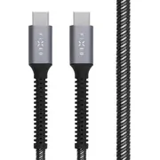 Usb fiksētais bruņu kabelis Usb-C/Usb-C. Fixda-Cc2-Gr Kabel Fixed Armor Cable m. 240W