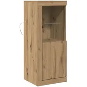 vidaXL Bufete Artisan Oak Engineered Wood Vidēja bufete Bokowiec Drewno Bufet