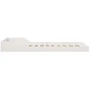 vidaXL Gultas rāmis Balts 75 x 190 cm Priedes masīvkoks Ramka Lite drewno sosnowe