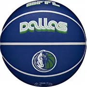 Vilsons Nba komandas pilsētas savācējs Dalasas Mavericks bumba Wz4016407Id Blue 7 Wilson Team City Collector Dallas Ball Niebieskie
