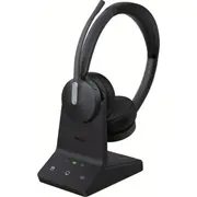 Yealink Wh64 Dual Uc Austiņas Bezvadu austiņas Biroja/Zvanu centra mikro-USB Bluetooth melns Zestaw Bezprzewodowy Opaska na Biuro/Centrum telefoniczne Micro-Usb Czarny