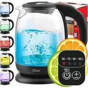 Zilan tējkanna Zln 3956 elektriskā 2200 W 1 7 l temperatūras kontrole Led apgaismojums stikla k 8682744801130 Czajnik