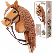 Zirgs uz hobija Hopphorse A3 kastaņa bronza. Tootin kastaņu ziede Na kiju Hobby Horse Hoppihorse Chestnut kasztanowata Tootiny