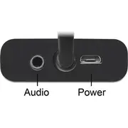Adapteris Av Delock Displayport  D-Sub Vga czarny ligzda 65439 Adapter Displayport Jack 3.5Mm