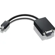 Adapteris Av Lenovo Displayport Mini D -Sub Vga czarny 03X6402 Adapter D-Sub