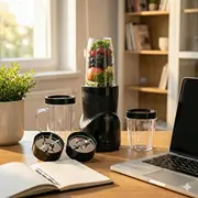 Adler Ad 4084 melns Blenderis Smūtiju komplekts Blender kielichowy black Zestaw do Smoothie