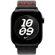 Apple 46Mm pusnakts melna Nike Sport cilpa Midnight Black Loop