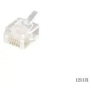 Aprīkojuma spraudnis Rj12 100Sztuk 121131 Equip Wtyczka 6P6C 6Uin.