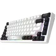 Aqirys Mehāniskā tastatūra 75/81 taustiņš ar vadu Adara Mini balts/melns Klawiatura mechaniczna klawiszy przewodowa white/black