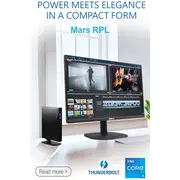 Asrock Nucs Box-155H Slim Intel Meteor Lake-H mazumtirdzniecības dators Komputer retail