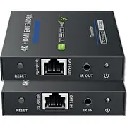 Av Techly Extender Hdmi 4K60Hz Cat.6/6A/7 Zero Latecy Ir signāla pārraides sistēma līdz 70M System przekazu do