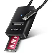 Axagon Usb centrmezgls Adm2-Cm Usb-C M.2 Nvme un Sata Ssd adapteris. kabelis Hub 10Gbps kabel 10Cm