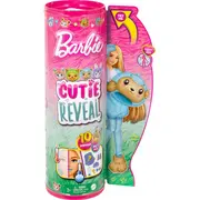 Barbie Doll Mattel Cutie Reveal Teddy Bear Delphin Series dzīvnieku kostīmi Hrk25 Lalka Seria Kostiumy Zwierzaczki