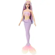Barbie Doll Mattel Mermaid Lelle Purpura aste Hrr06 Lalka Syrenka Fioletowy ogon