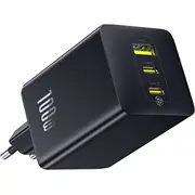 Baseus lādētājs Enerfill Fe11 100W sienas 2 x Usb-C Usb-A melns Sieciowa czarna