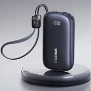 Baseus Powerbank Enerfill Fc21 Qpow 10000Mah 45W melns Czarny