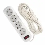 Billlight pagarinātāja vads ar 4 ligzdām 5M Bellight Extension cord with sockets
