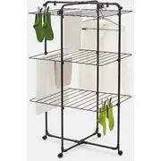 Brabantia Hangon Tower Drying Rack 23M Matt Black veļas žāvētājs Suszarka na pranie