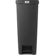 Brabantia pedāļa atkritumu tvertne melna 800023 Kosz na czarny
