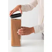Brabantia Square konteiners 2.5L Tasty pelēks 122408 Kwadratowy pojemnik szary