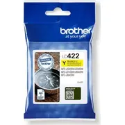 Brother Lc422Y tintes kasetne. dzeltena Tusz Ink Cartridge. Yellow