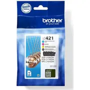 Brother Lc-421 Value Pack Ink Juodas/F. Dcpj1050Dw/J1140Dw/Mfcj1010Dw Tusz