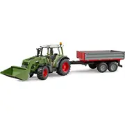 Bruder Fendt Vario 211 traktors ar frontālo iekrāvēju un pašizgāzēju