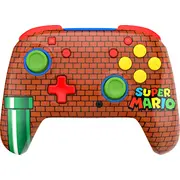 Bruņurupuča bezvadu kontroliera atkārtota spēle Nintendo. Mario Bricks Turtle Beach wireless controller Rematch