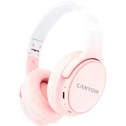 Canyon Onriff 4 austiņas bezvadu galvas saite Zvani/Mūzika/Sports/Ikdienas Usb Type-C Bluetooth rozā krāsā Zestaw Bezprzewodowy Opaska na