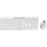 Cherry tastatūra pievienota peles māja/Office Rf bezvadu Qwertz vācu balts Jd-8550De-0 klawiatura myszka Dom/Biuro Wireless Niemiecki