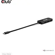 Club 3D Club3D Mst-Hub Type C 3X Dp 4K60Hz St/Bu mazumtirdzniecība Usb Typ retail