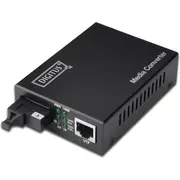 Converter optisko šķiedru Digitus Bidirekcjonalny. Gigabit Media Converter. Rj45/Sc. 20Km Dn-82122 Konwerter